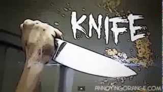 Annoying Orange Death-Knife Attack-Plum