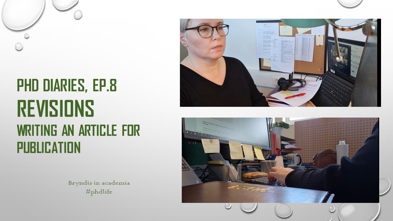 PhD diaries, ep.9. Revisions - writing an article for publication