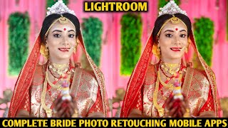 Wedding Bridal Photo Editing || Lightroom wedding photo editing screenshot 2