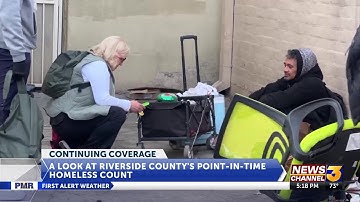 Riverside County holds point-in-time homeless count