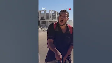 نازح فلسطيني في غزة يصرخ أنقذونا من حماس قبل اليهود كل يوم بيتاجروا في دمنا 