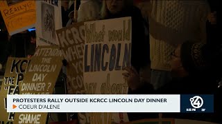 Protesters rally outside KCRCC Lincoln Day dinner Lincoln Day Dinner Preview