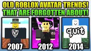 OLD Roblox Avatar Trends That Got Forgotten About!