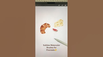 Realistic watercolor in Procreate #procreate #procreateart #digitalart #digitalwatercolor #drawing