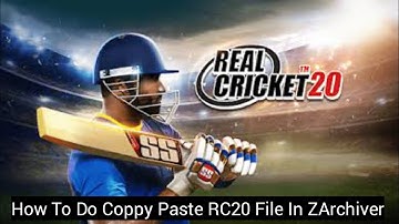 Z Archiver How To Do Coppy Paste & Extract RC™20 & Wcc3 Files In ZArchiver App