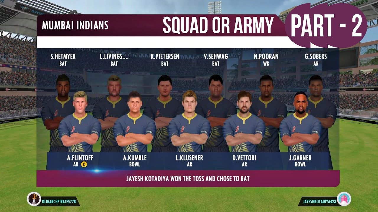 Squad Or Army | Last Ball Thriller Match | Part 2 | Real Cricket 22 ...