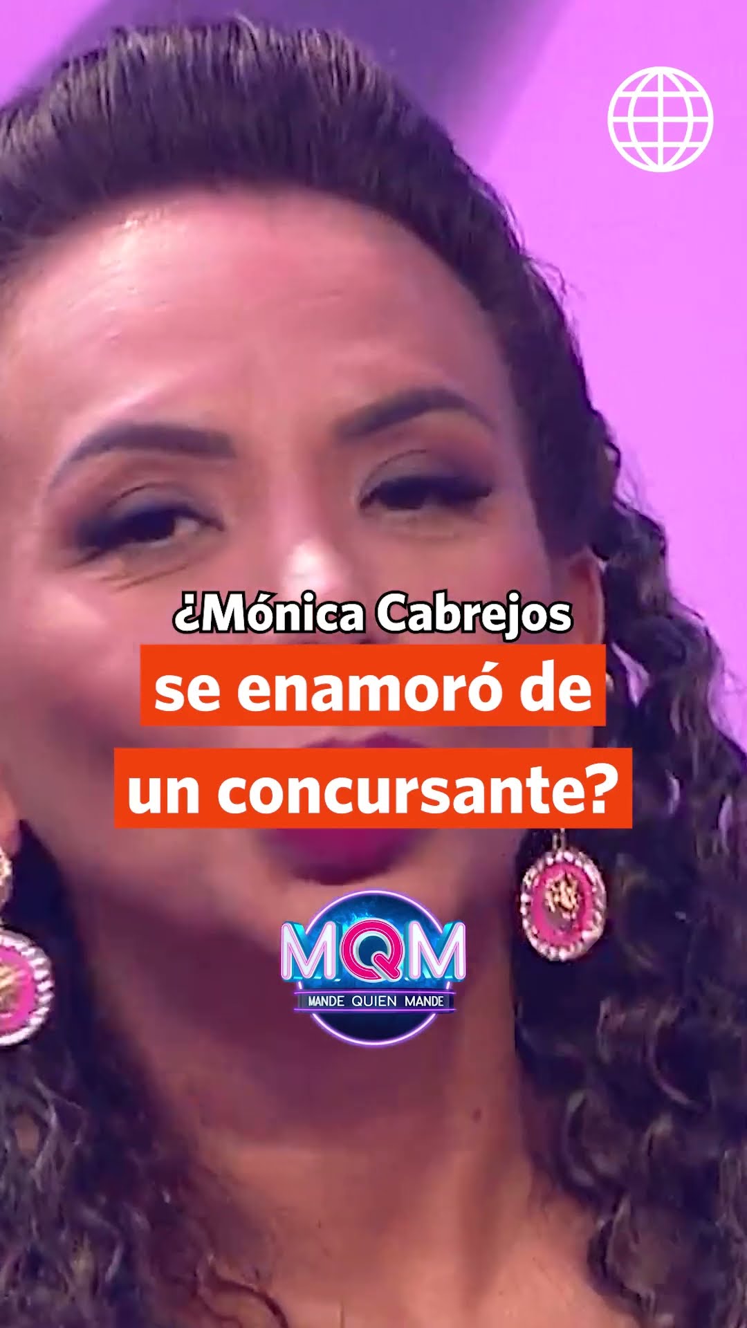 MANDE QUIEN MANDE | Monica Cabrejos fell in love with a contestant? | #shorts