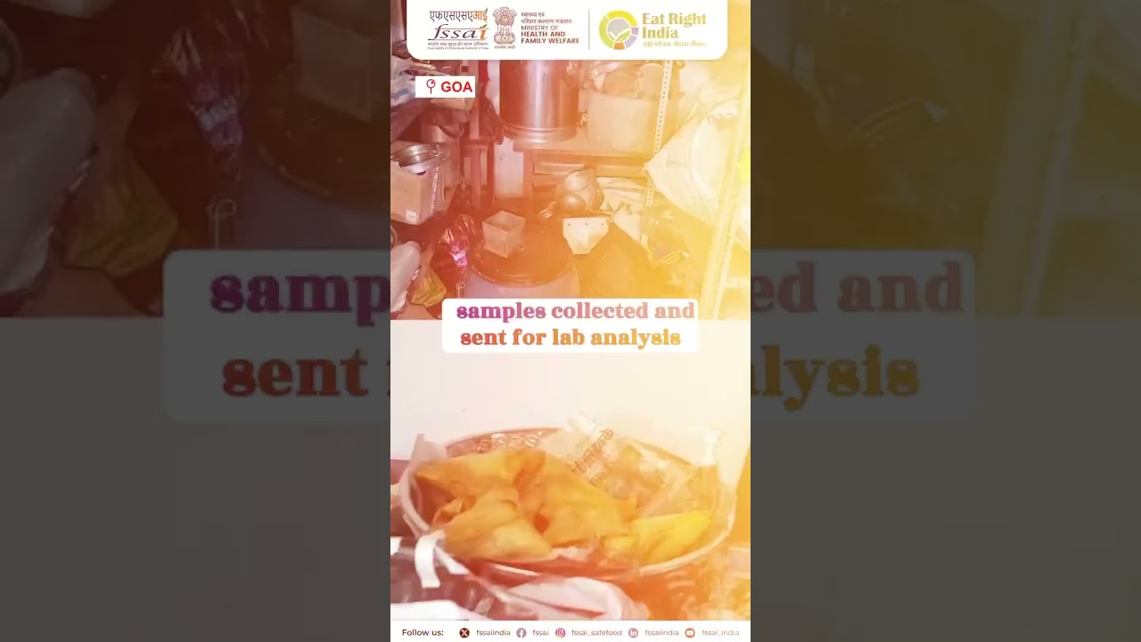 Действия FSSAI в Гоа | Контрольная кампания обеспечивает безопасность пищевых продуктов