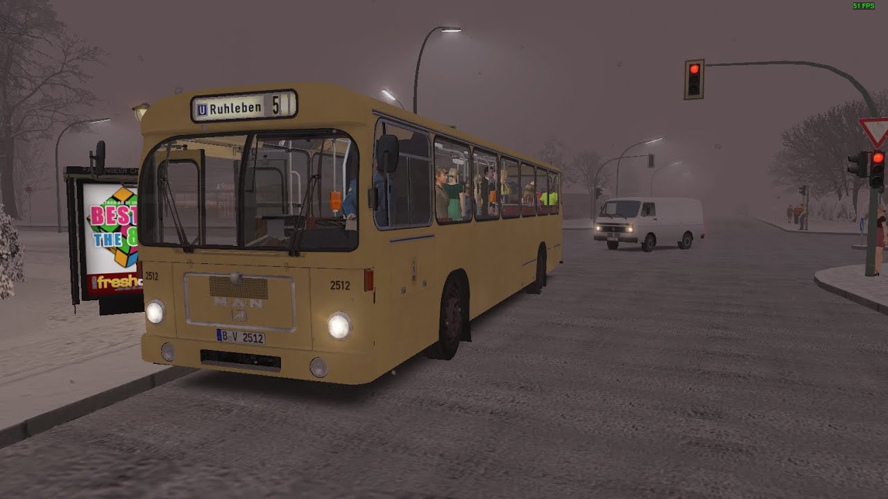 OMSI 2 Berlin Spandau 1987 - Line 5 [60 fps] [Logitech G920]