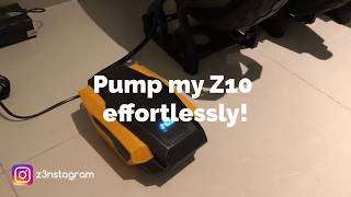 Segway Ninebot One Z10 Best Tire Pressure - Tutorial How to Pump Your EUC Tyre Effortlessly and FAST