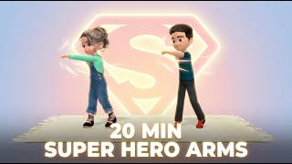 super hero arms kids upper body workout 20 min