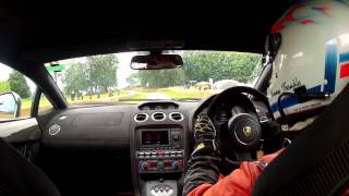 Lamborghini in the wet at Cholmondeley Pageant Of Power 2013