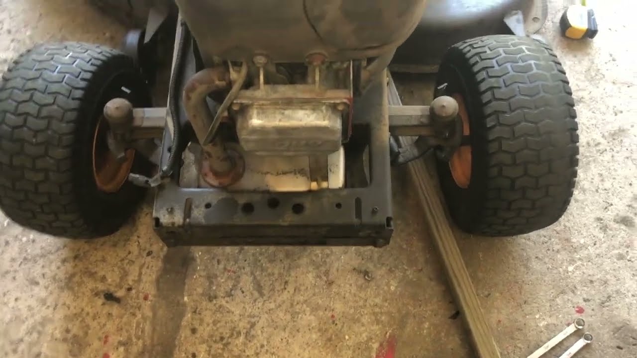 HOW TO FIX THE STEERING ON A LAWN TRACTOR. YouTube