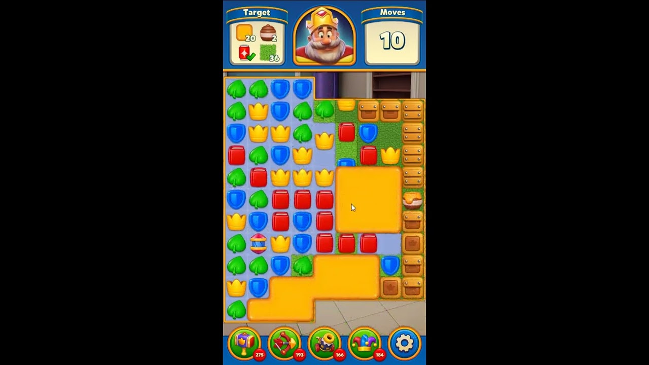 Royal Match Level 6498 - NO BOOSTERS GAMEPLAY 👑 | SKILLGAMING ✔️