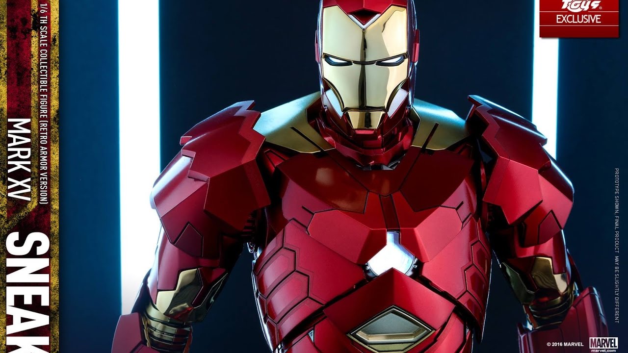hot toys iron man sneaky retro