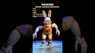 TOP 3 RAREST ANIMATRONICS 😯 #fnaf #horror #shorts