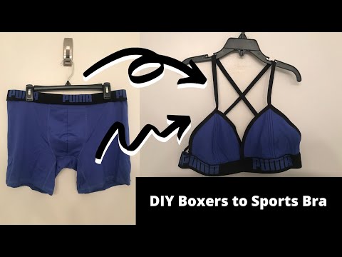 DIY Boxer zu Sport-BH Tutorial