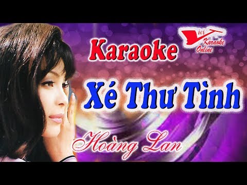 Karaoke - Xe Thu Tinh - Hoang Lan (Beat Chuẩn