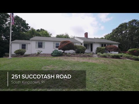 251 Succotash Road, South Kingstown, RI home video tour