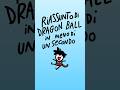 Riassunto di DRAGON BALL in meno di UN SECONDO