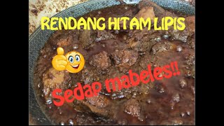 Masak Rendang Hitam Lipis Youtube