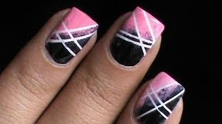 nail designs ombre easy nails short gradient polish sponge tutorials pretty tape diy tutorial striping checkered collect later nailart source