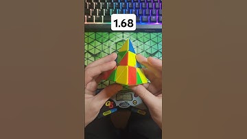 Pyraminx Solve of the Day 6/13 - 1.68 🐈‍⬛️ #rubikscube ##pyraminx #cubing #cubing #shorts