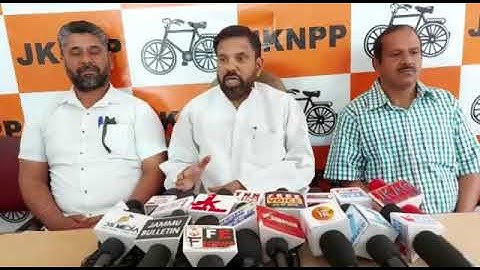 HARSH DEV SINGH JKNPP CHAIRMAN PRESS CONFERENCE IN JAMMU I हर्ष देव सिंह पत्रकार सम्मेलन I BOLD NEWS