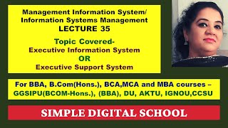 Executive Support System | Executive Information System | Types of Information System MIS |  EIS ESS screenshot 4