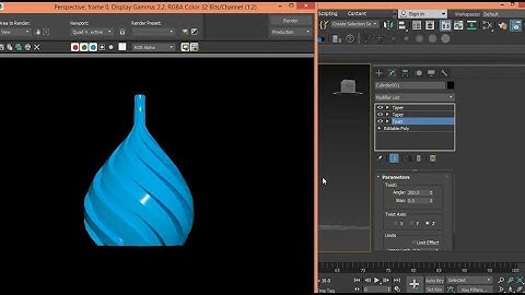 3ds Max Modeling Step by Step Basic Skills - How to Model with modifiers - a vase - Lesson 14