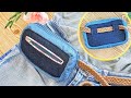 How to Make Your Own Denim Belt Bag | Bag Tutorial | Old Jeans Idea