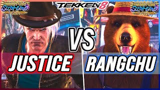 T8 🔥 Justice (Paul) vs Rangchu (Kuma) 🔥 Tekken 8