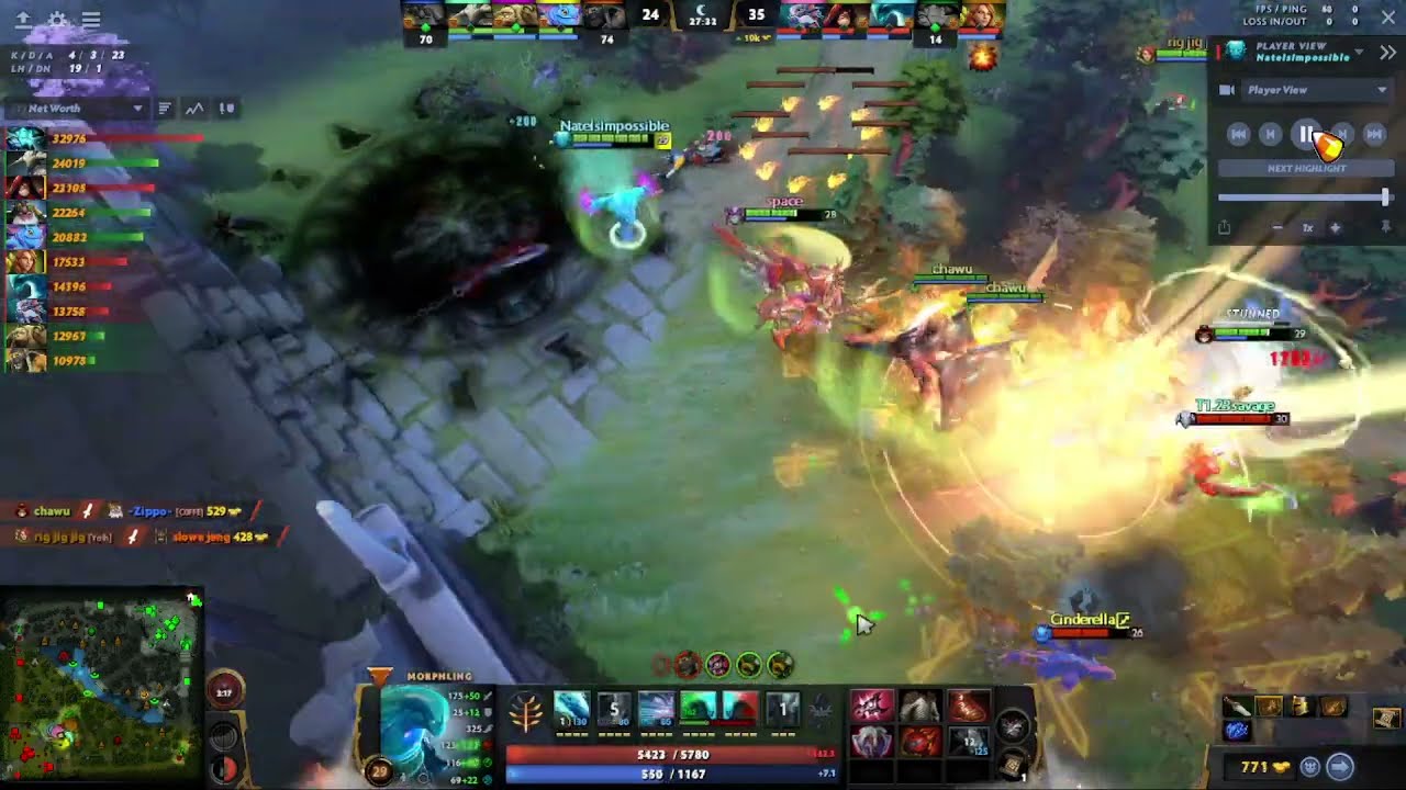 Tank build with meteor hammer morphling, and it works!