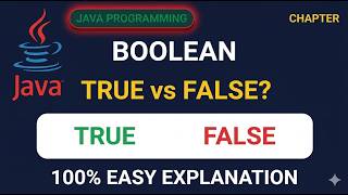 Java programmer Full Boolean Concept With Hindi Or English Language 