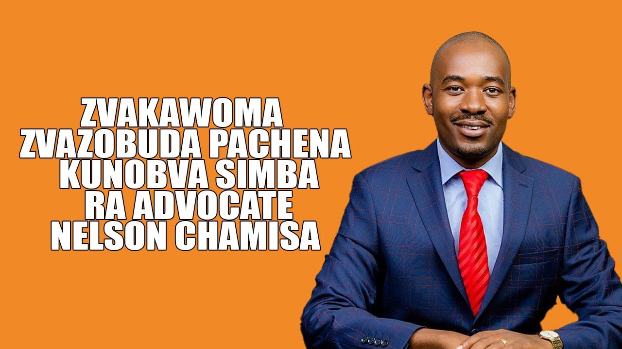 ZVAKAWOMA ZVAZOBUDA PACHENA KUNOBVA SIMBA RA ADVOCATE NELSON CHAMISA ...