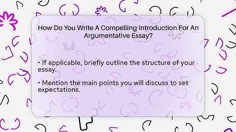 How Do You Write A Compelling Introduction For An Argumentative Essay? - The Prose Path