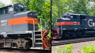 Chasing M427 with Guilford #507 CSX’s best heritage unit!