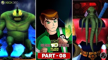 Ben 10 Alien Force : Vilgax Attacks – LEVEL 08 Walkthrough | No Commentary | Xbox 360 [2K 60FPS]