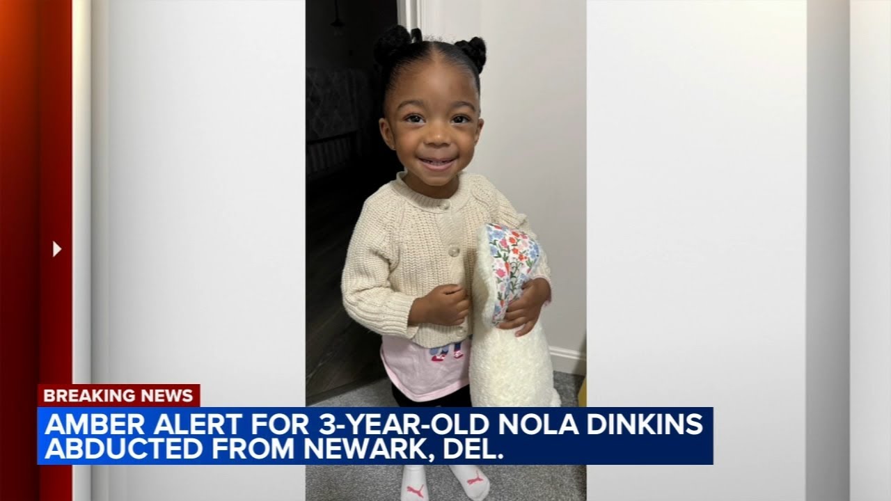 Amber Alert issued for 3-year-old girl in New Castle Co. after reported ...