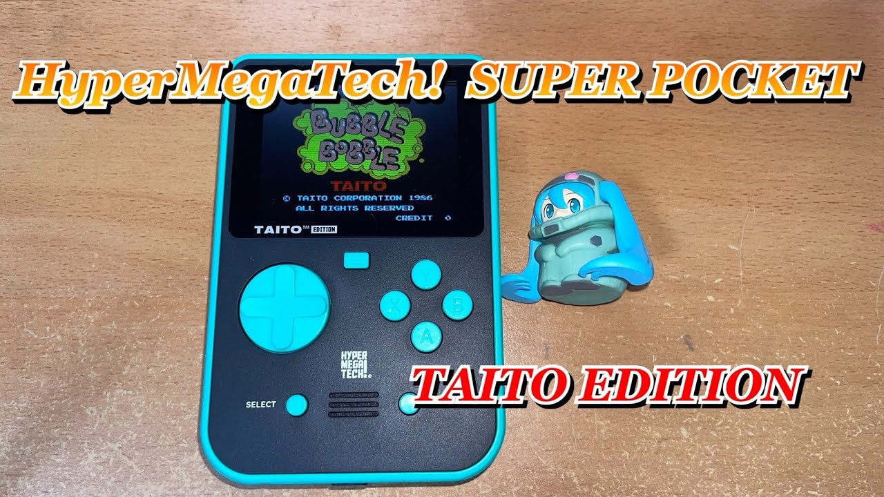 HyperMegaTech! SUPER POCKET TATIO EDITIONはこういうものです【ゲーム機】 #hypermegatech #evercade 