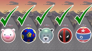 Going Balls Vs Rolling Balls Sky Escape Speedrun New Race Android | IOS Games 