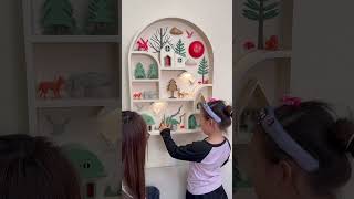The Fairy Tale World on the Wall, The Warm Parent-Child Daily Life #playfurniture #kidsfurniture