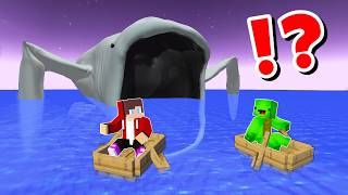 JJ and Mikey VS SEA EATER CHALLENGE in Minecraft / Maizen Minecraft