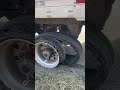 Tire blowup. I hate single tires.