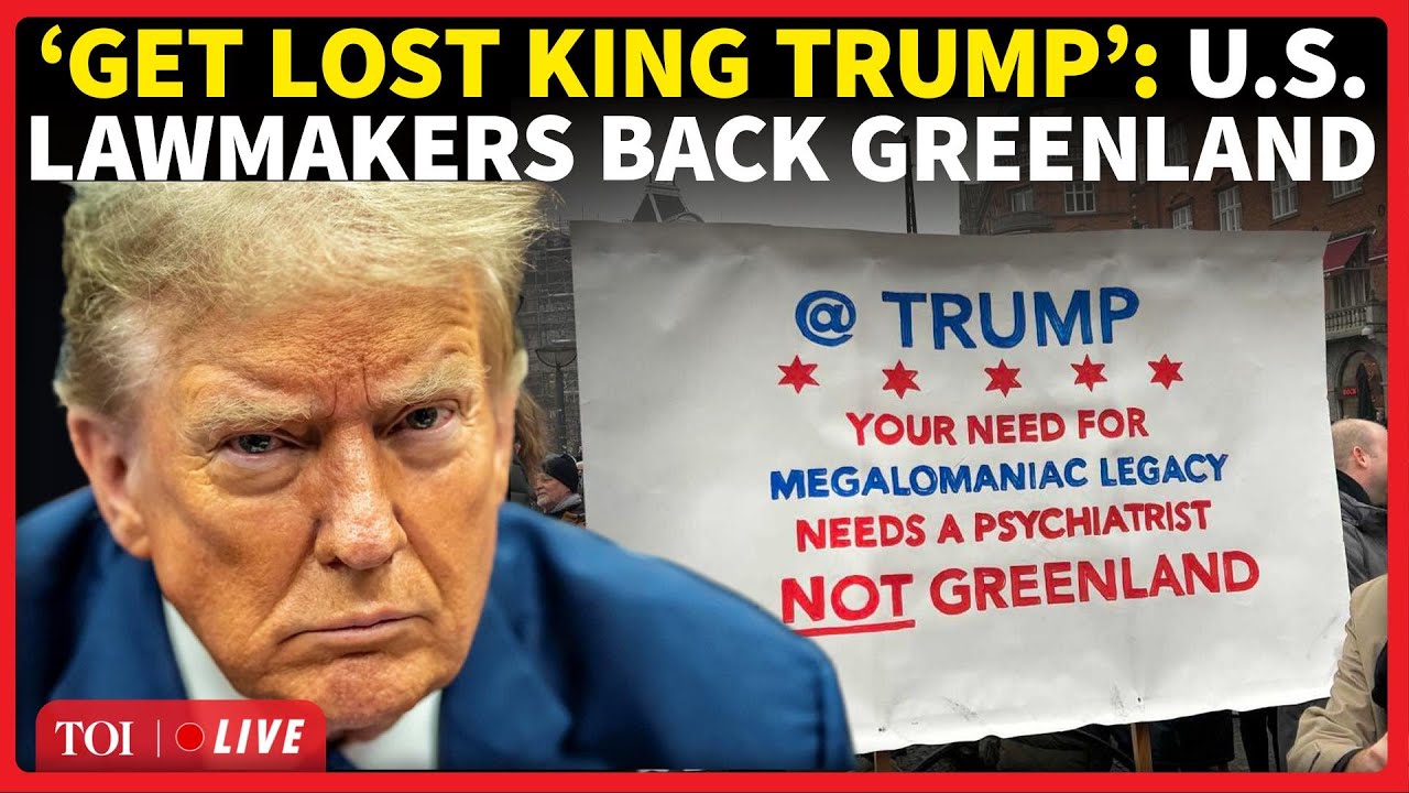 ‘CROWN REJECTED, MONARCH DONALD’: US Lawmakers Deny ‘KING TRUMP’, Extend Support To Greenland