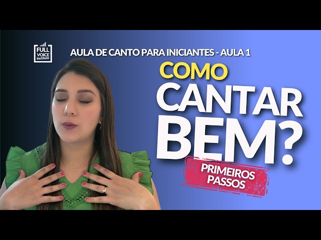 Aula de Canto Online Individual