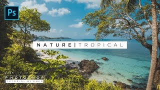 How To Edit Photo To Warm Tropical Summer Beach Color Tone in Adobe Photoshop CC 2018 screenshot 5