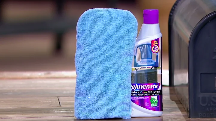 Rejuvenate Outdoor Surface Restorer with Hand Mitt on QVC