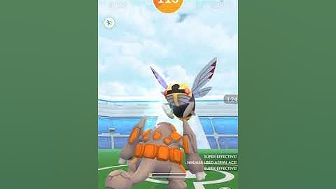 Solo raid: Ninjask Metal Claw - Aerial Ace no wb