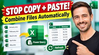 Combine Hundreds of Excel Files in One Click (Power Query)